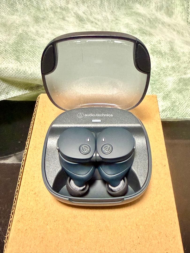 audio-technica ワイヤレスイヤホン ブラック