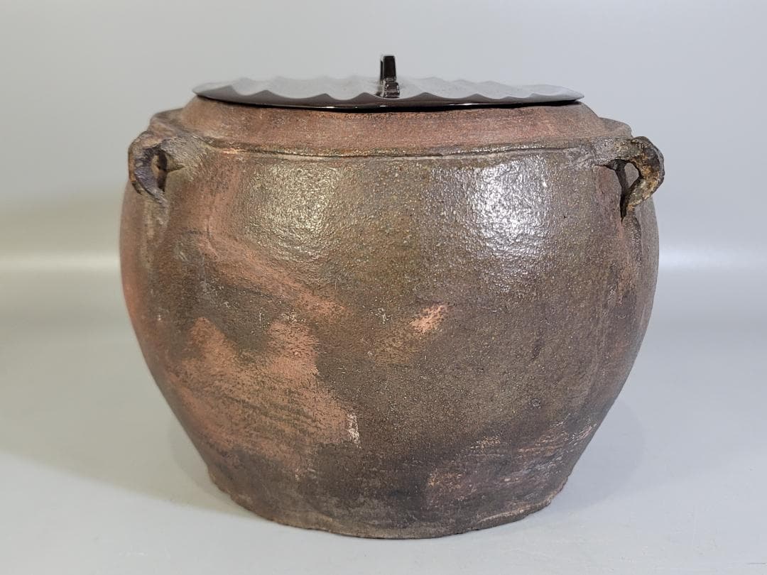 茶道具 南蛮 四耳壷 水指 古美術 DT443