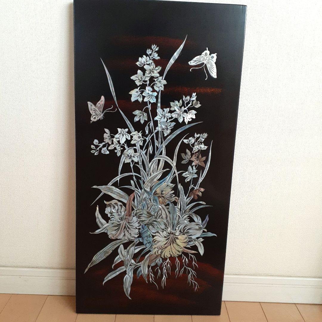 AIchemyです　螺鈿細工 骨董品 古美術 工芸品 壁掛絵画