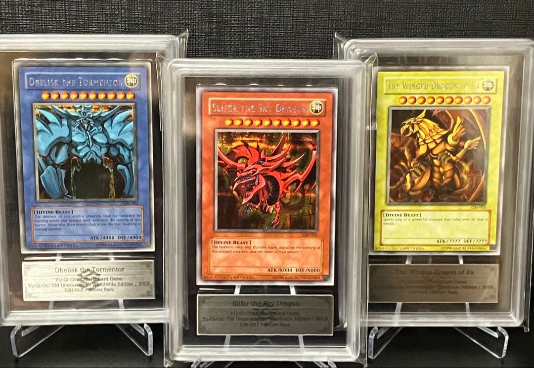 遊戯王　オシリスの天空竜 オベリスクの巨神兵 ラーの翼神竜 英語　ARSセット