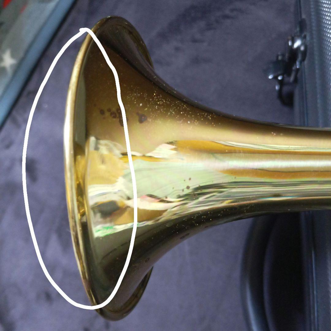 J.Michel マイケルトランペットTR-200本体 ボトムキャップ ミュート