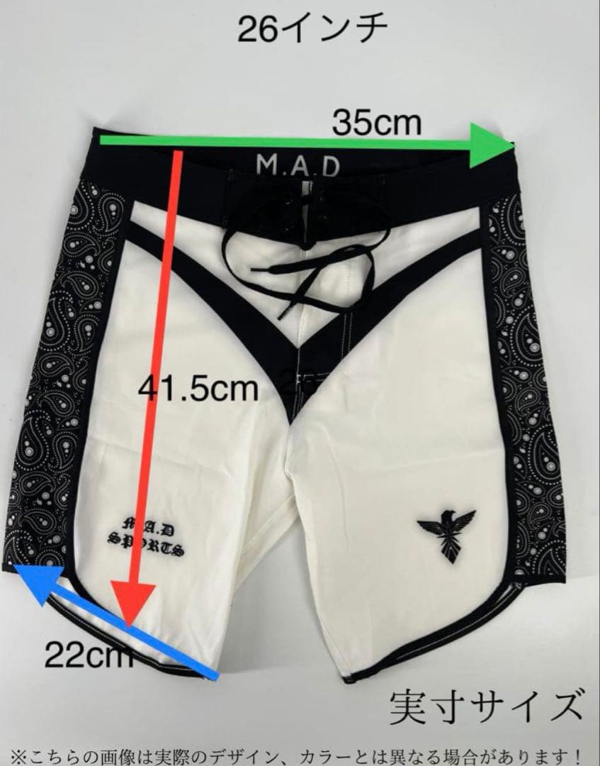 【ちいかわ】M.A.D SPORTS サーフパンツ 水着 26サイズ