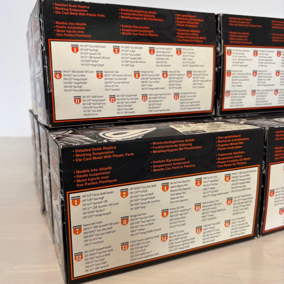 HARLY-DAVIDSON 1/18 ダイキャスト 14台セット