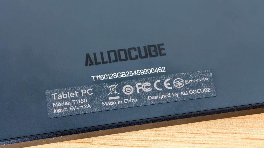ALLDOCUBE iPlay 70E 11インチ タブレット 4G GPS