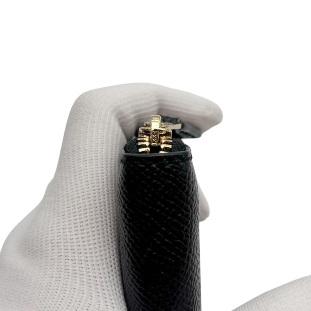 美品◎ コーチ ケース 小銭入れ ラウンドジップ YKK刻印 黒 レザー