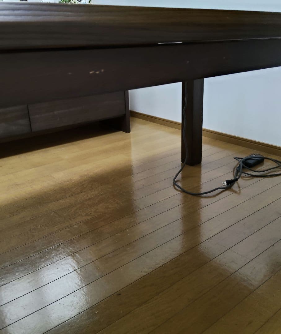 【なおちま】こたつテーブルダイニング140×85　テーブル・こたつ布団