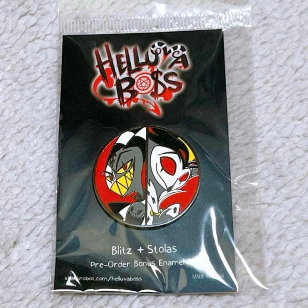 ヘルヴァボス ピンバッジ ブリッツ&ストラス