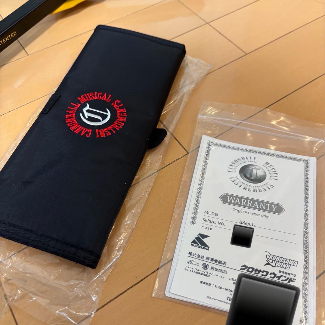 【定価42万円越え】アルトサックス　Cannonball　AScep-L