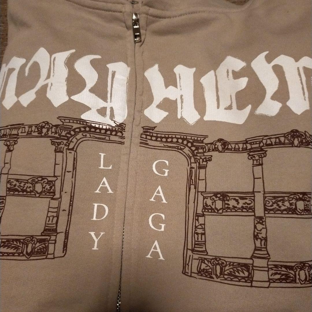 Lady Gaga The MAYHEM ZIP HOODIE　L ベージュ
