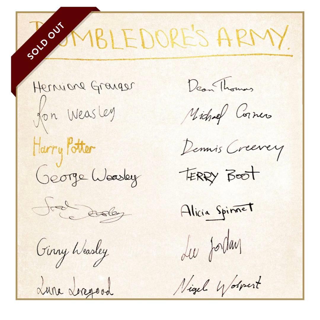 【世界限定250枚】ミナリマ　アートプリント　ダンブルドア軍団　不死鳥の騎士団