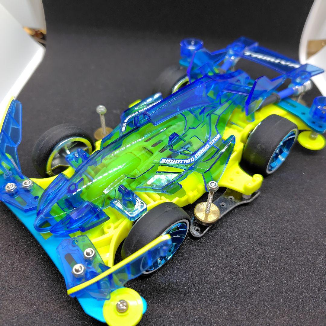 ミニ四駆完成品　シューティングプラウドスタークリアーブルースペシャル