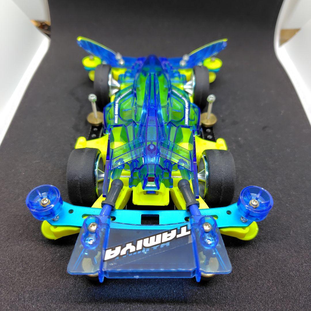 ミニ四駆完成品　シューティングプラウドスタークリアーブルースペシャル