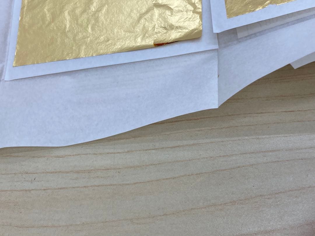 【遺品整理】歯科用金箔約0.17g×9枚1.53g相当
