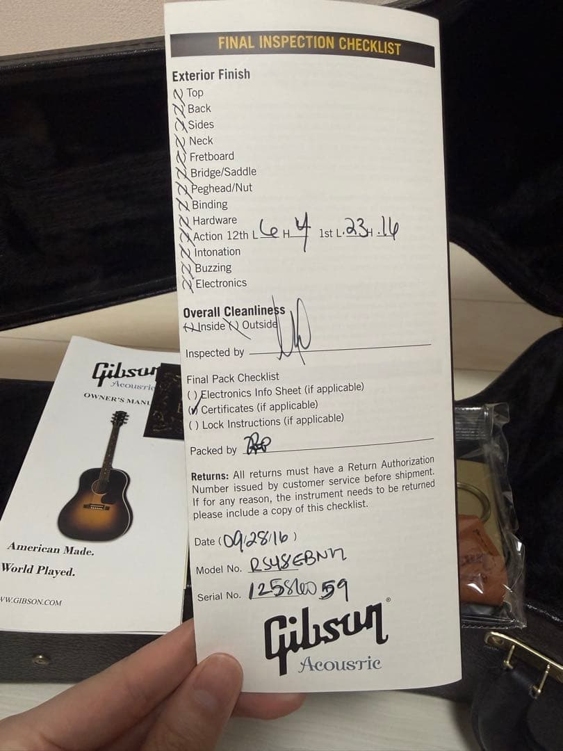 Gibson アコースティックギター j45 黒