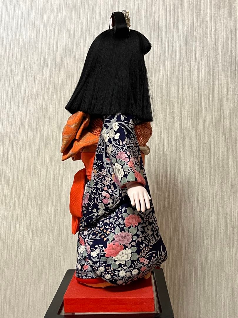 髪飾り付き市松人形 56cm