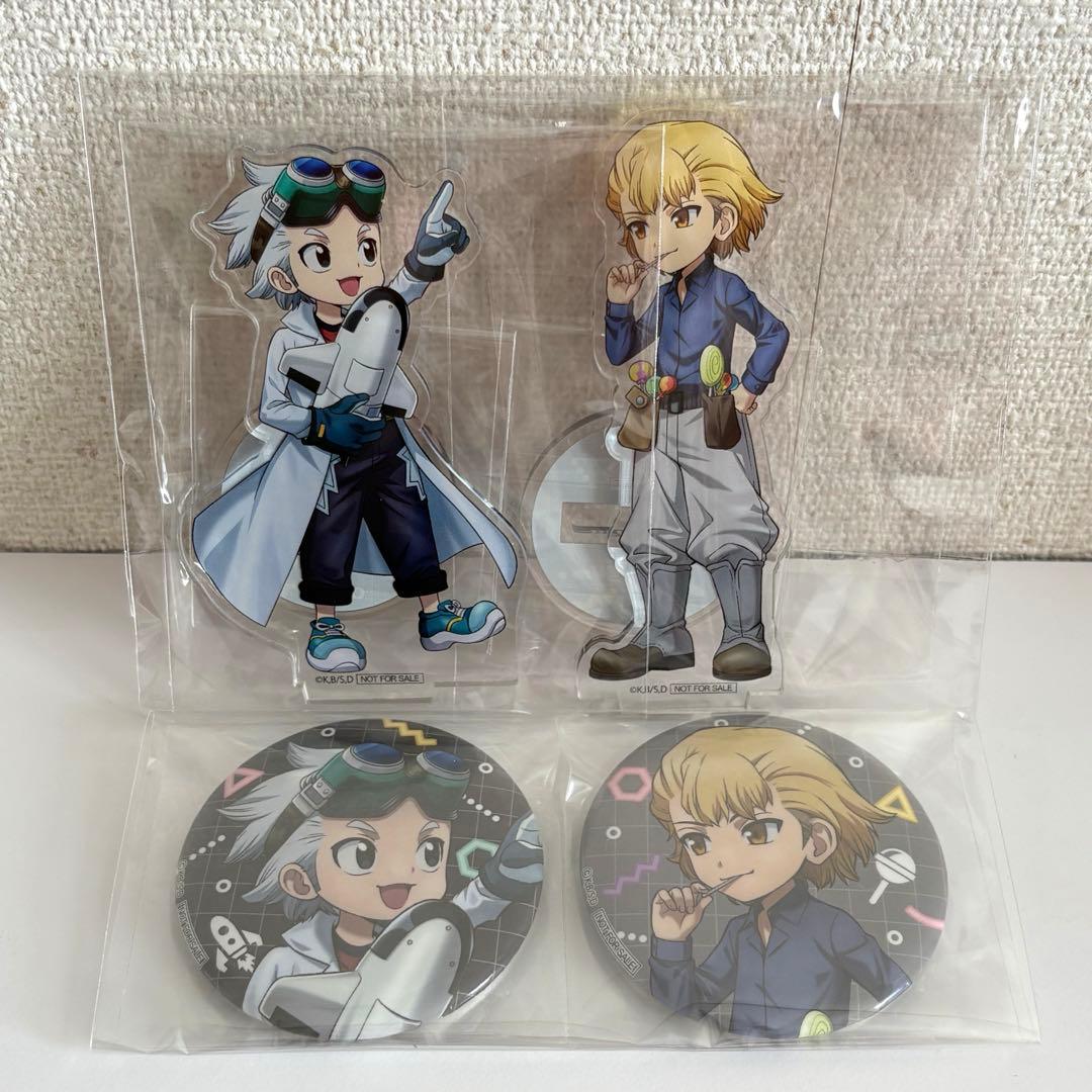 Dr.STONE DVD/BD 購入特典 アクスタ 缶バッジ ゼノ スタンリー