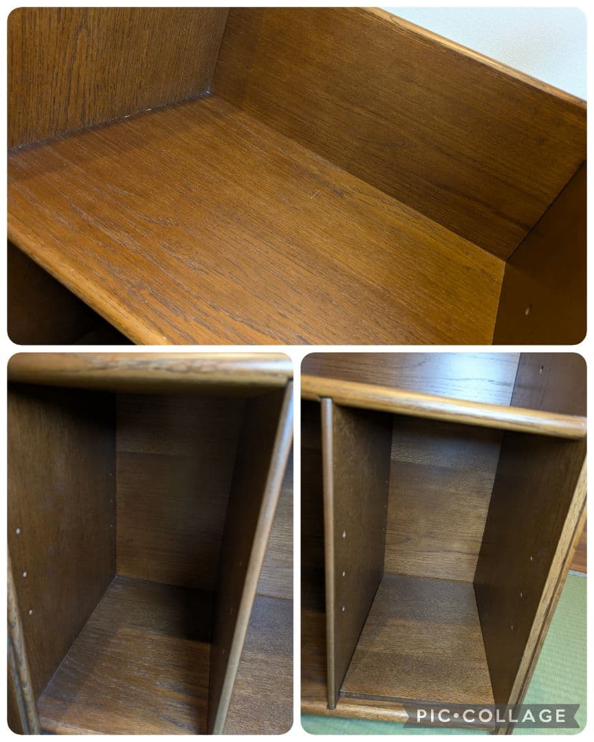 カリモク　コンパクト　折りたたみ　キャビネット　デスク　アンティーク