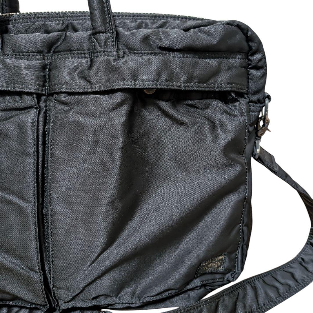 【美品】ポーター タンカー　ビジネスバッグ ブリーフケース 2way 黒