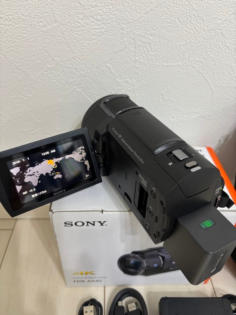 【ほぼ未使用】SONY4K ビデオカメラ Handycam FDR-AX45