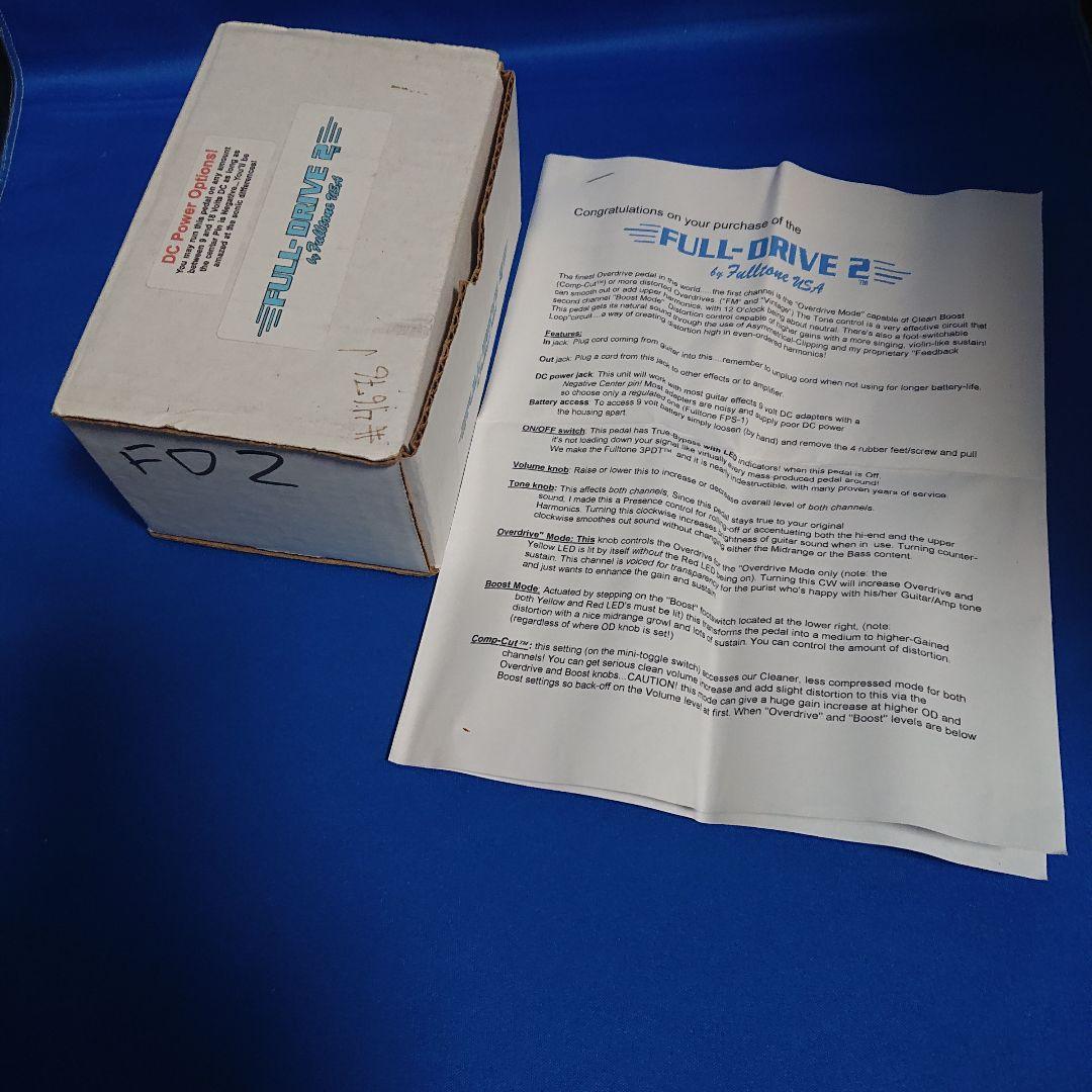 FULL-DRIVE 2 Fulltone フルトーン 箱付