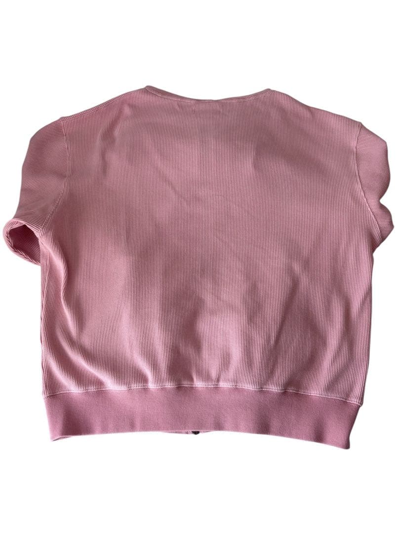 トップス woke edge thermal zip hoodie pink