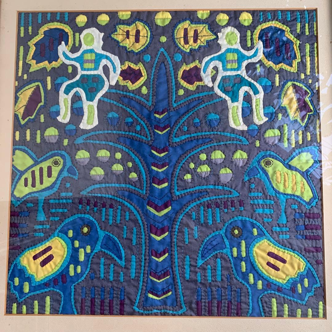 モラ刺繍 パナマ クナ族（額装済み）