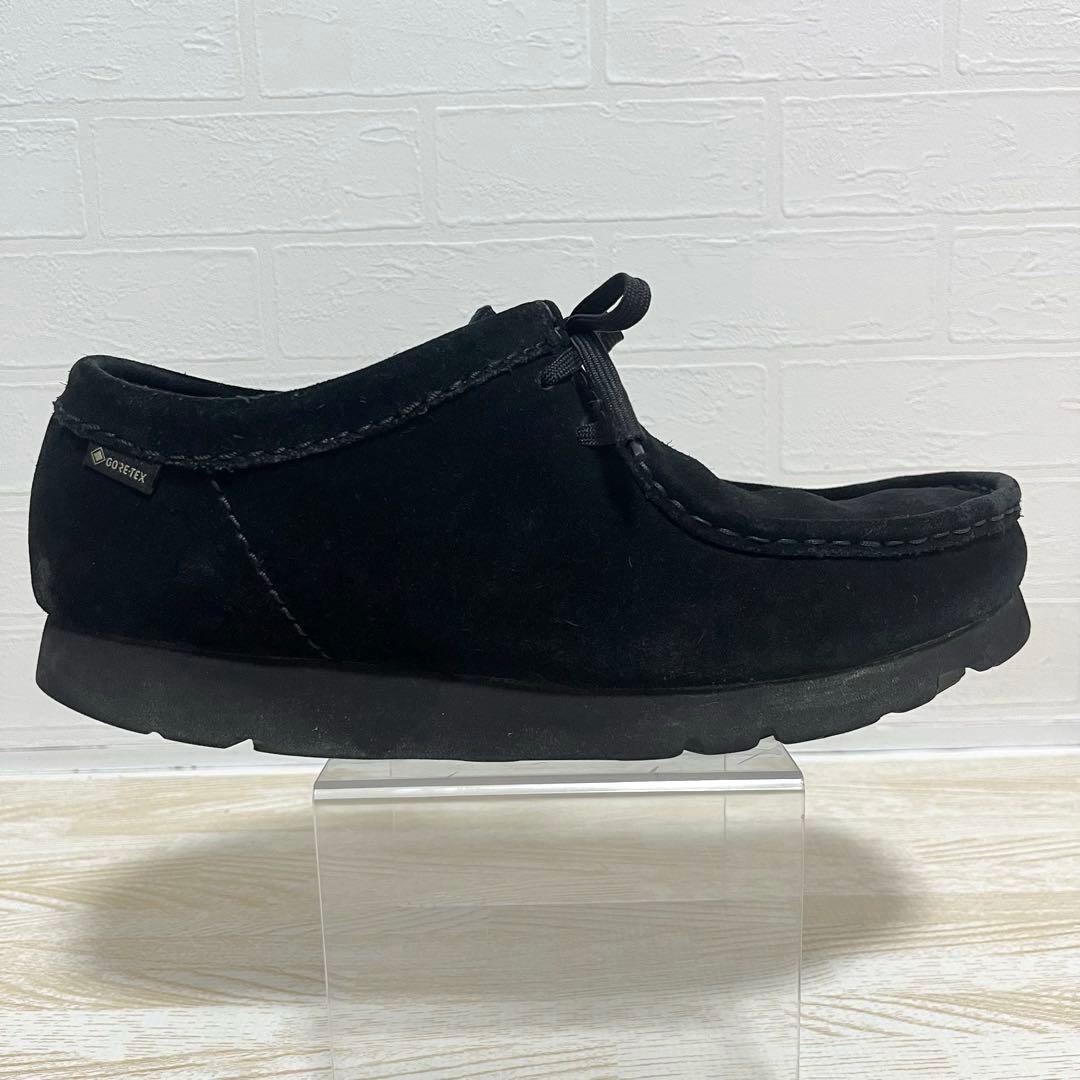 クラークス Wallabee GTXワラビーゴアテックス 黒スエード25.5cm