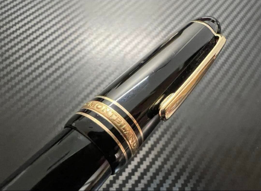 美品 モンブラン ヘミングウェイ芯 149 万年筆 18K 中白 F 細字