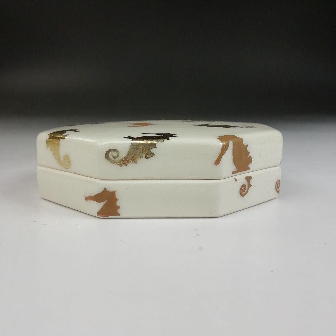 Ｔ８０５　香合　『干支香合』『丹山窯　小峠葛芳 造』　共箱　茶道具