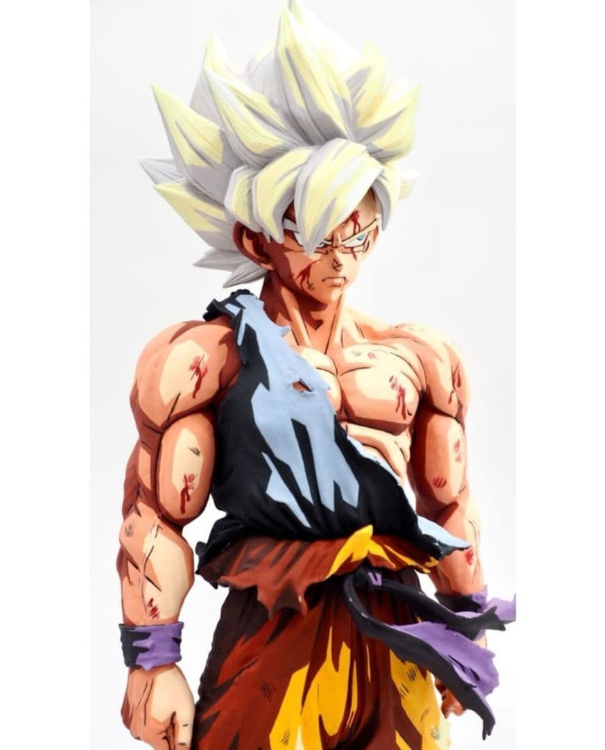 ドラゴンボールSMSPフィギュアスーパーサイヤ人孫悟空　ニ次元彩色　リペイント