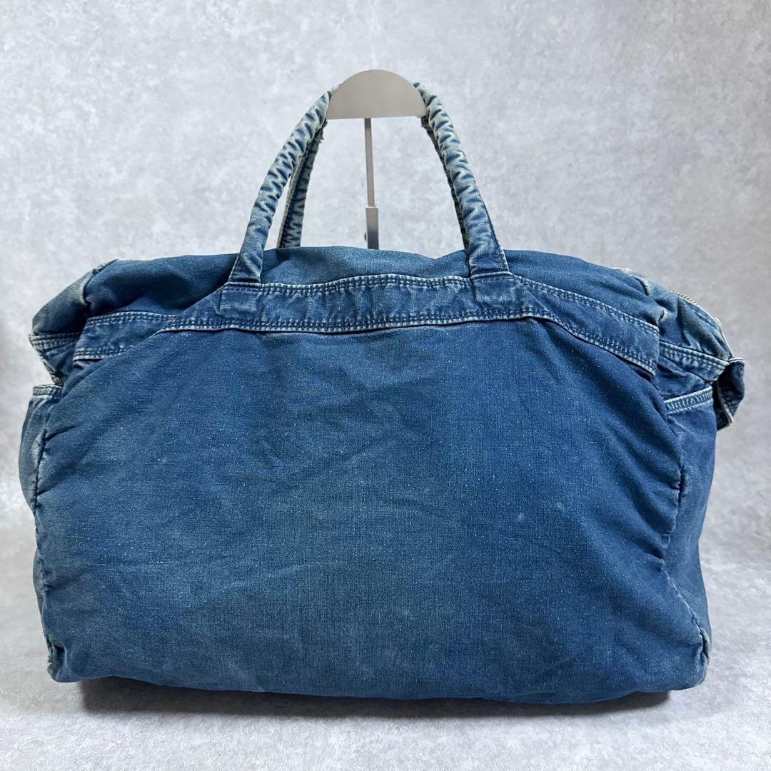 美品希少　初期ポーター　ビンテージ　80s　ボストンバッグ　2way　インディゴ