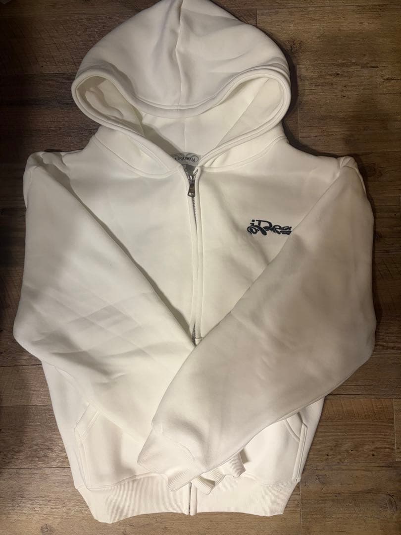 ideaswamホワイトzipパーカーM
