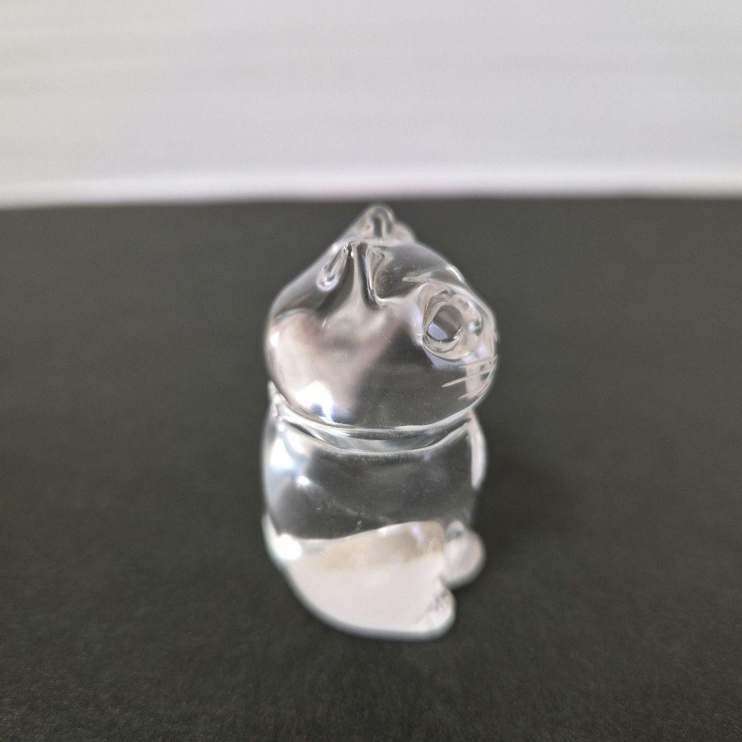 水晶　招き猫　大中小　３個セット