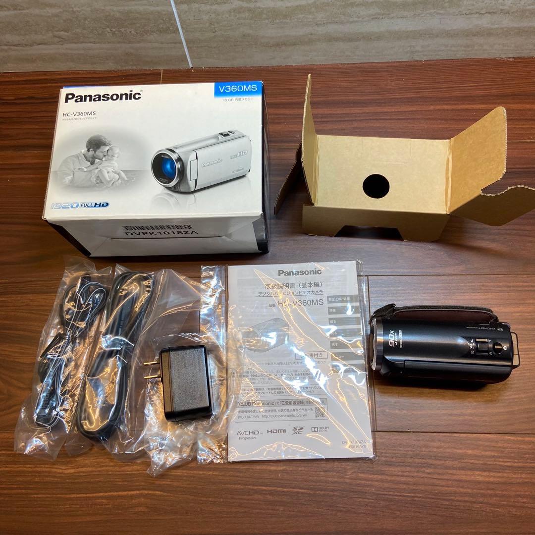 Panasonic HC-V360MS ビデオカメラ ほぼ新品 3388