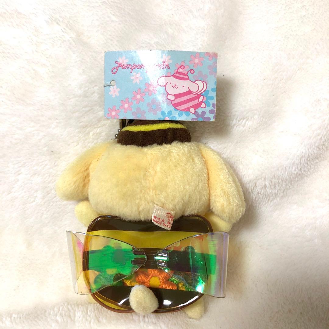 ポムポムプリン　ハチ　ぬいぐるみマスコット