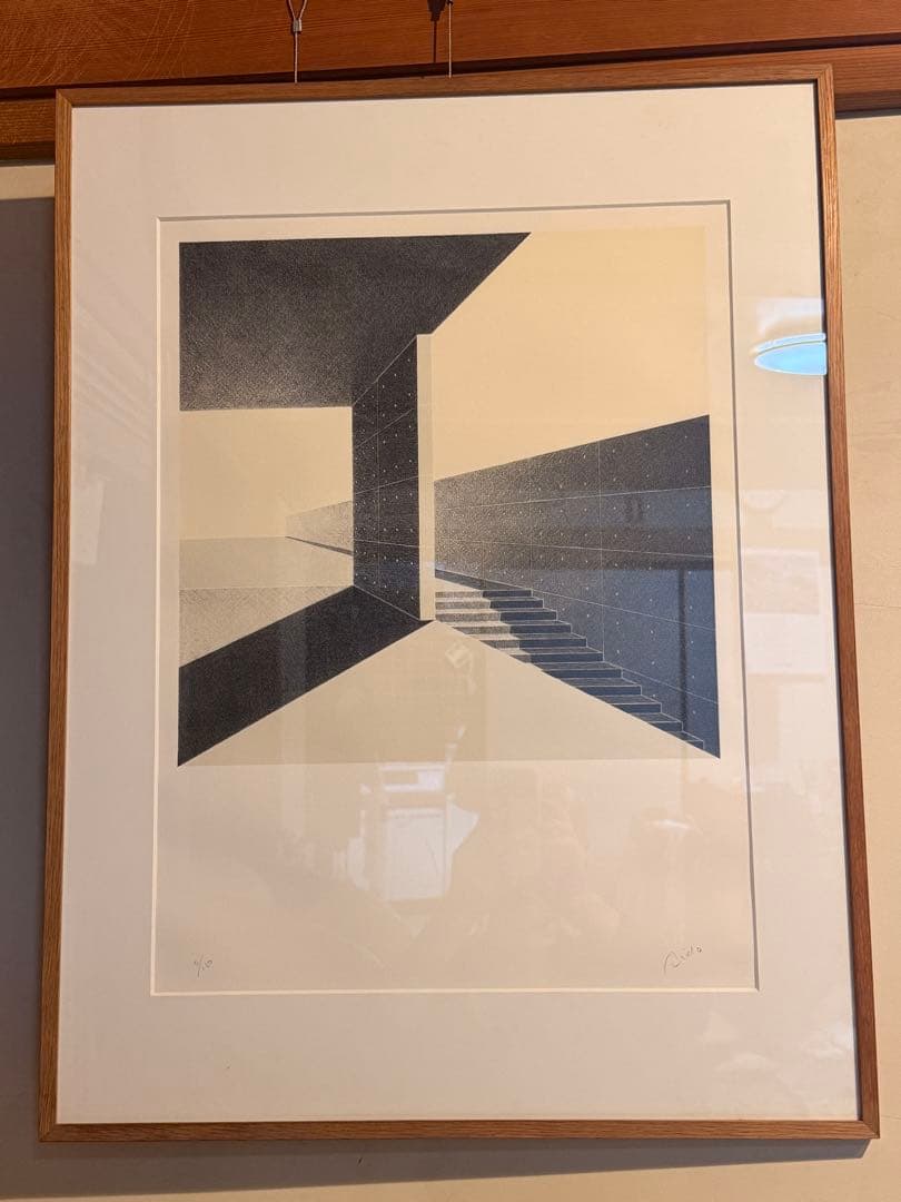 安藤忠雄 《SCENE I/WALL》 1984年 シルクスクリーン