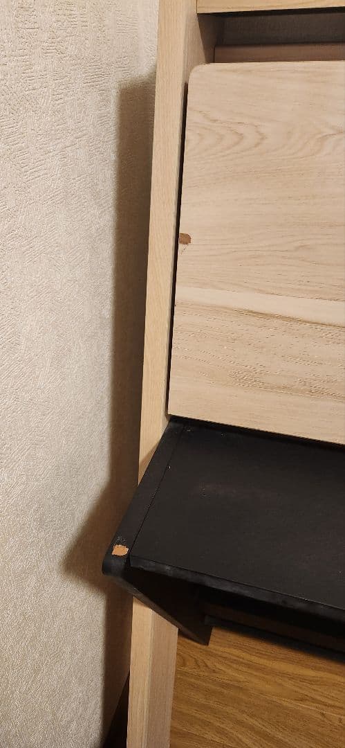 引取限定　折りたたみデスク スタイリッシュ 収納デスク エルフォルム 約幅84c