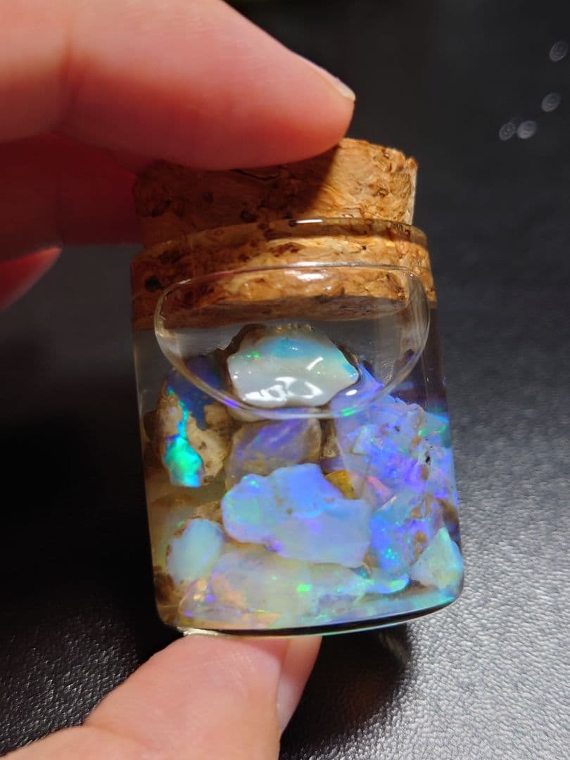 エチオピア　チョーク　オパール原石 詰合わせ　鉱物　標本　約10g分50CT近く