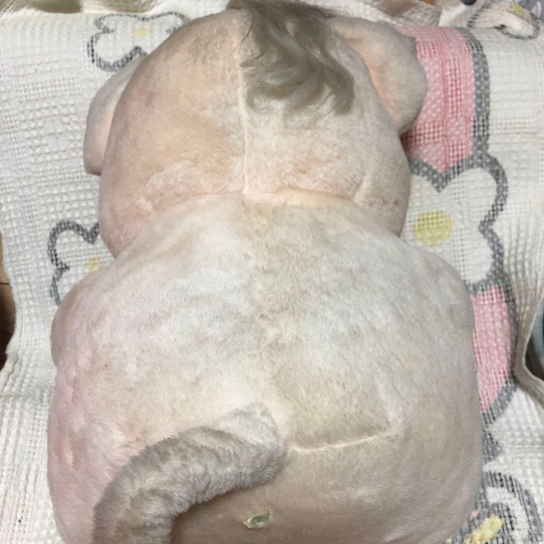 昭和レトロ　ヴィンテージ セキグチ製　sekiguchi ぶた　ぬいぐるみ