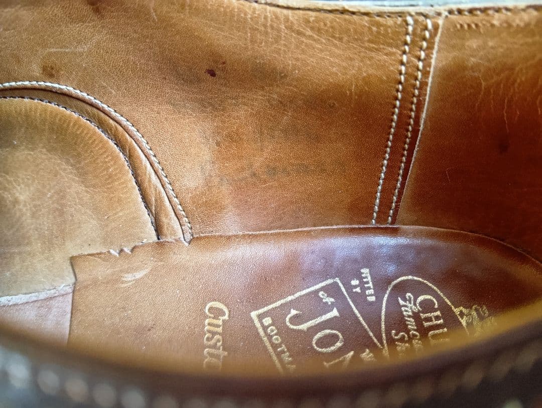 y*.様 旧Church'sチャーチ コンビネーションフルブローグ UK65