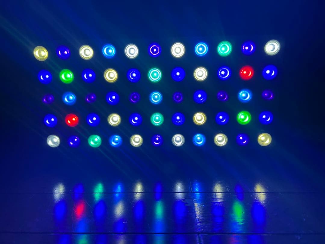 珊瑚水槽照明 LEDライト ブラックボックス プリズムレンズ　2台　※訳あり