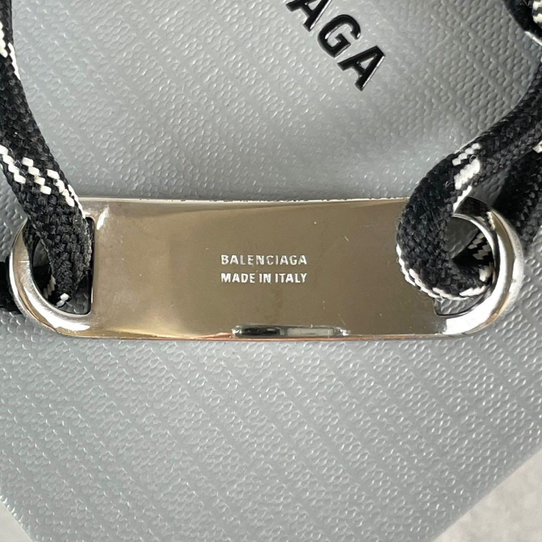 【付属品付き】バレンシアガ ブレスレット ロゴ プレート バングル アクセサリー