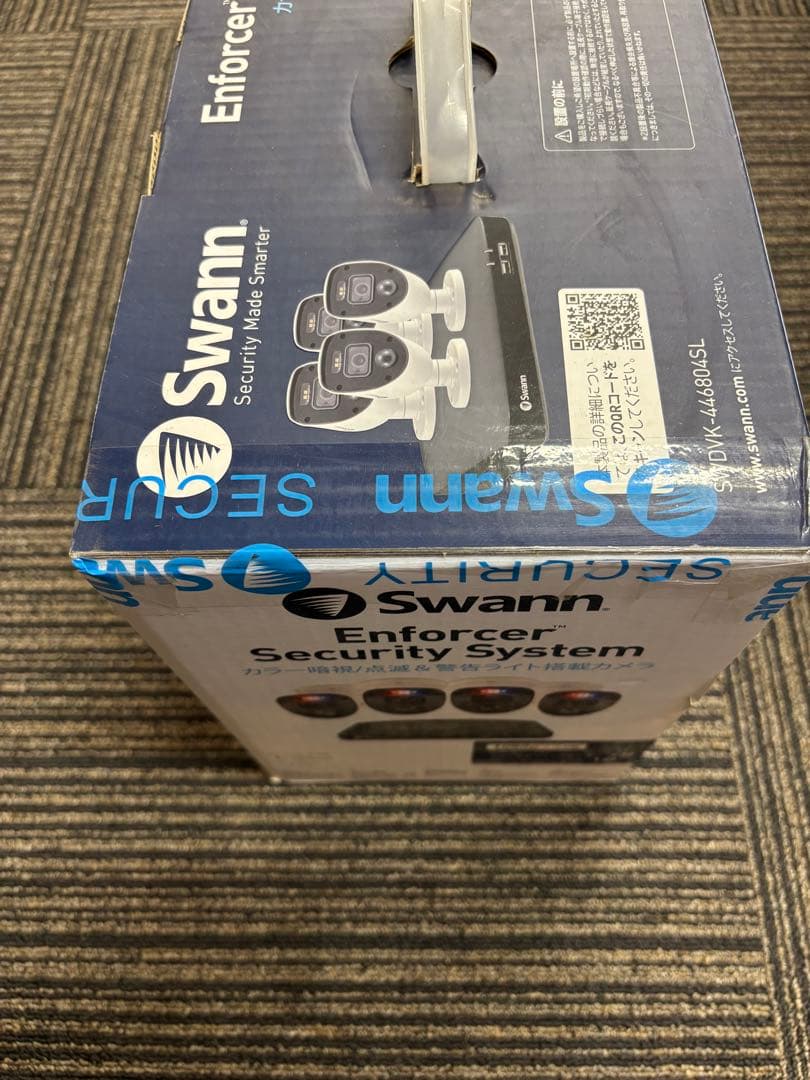 未開封 Swann スワン セキュリティカメラ カメラ4台セット 警告ライト