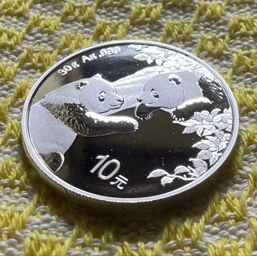 2023年 純銀 パンダ銀貨 30g 中国 10元 シルバー
