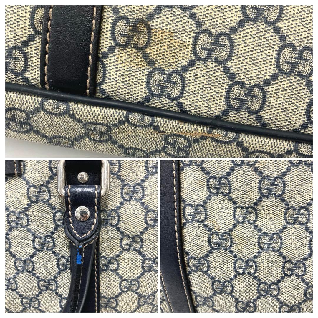 大人気☆GUCCI☆グッチ☆ビジネスバッグ☆GGスプリーム☆レザー☆ネイビー！
