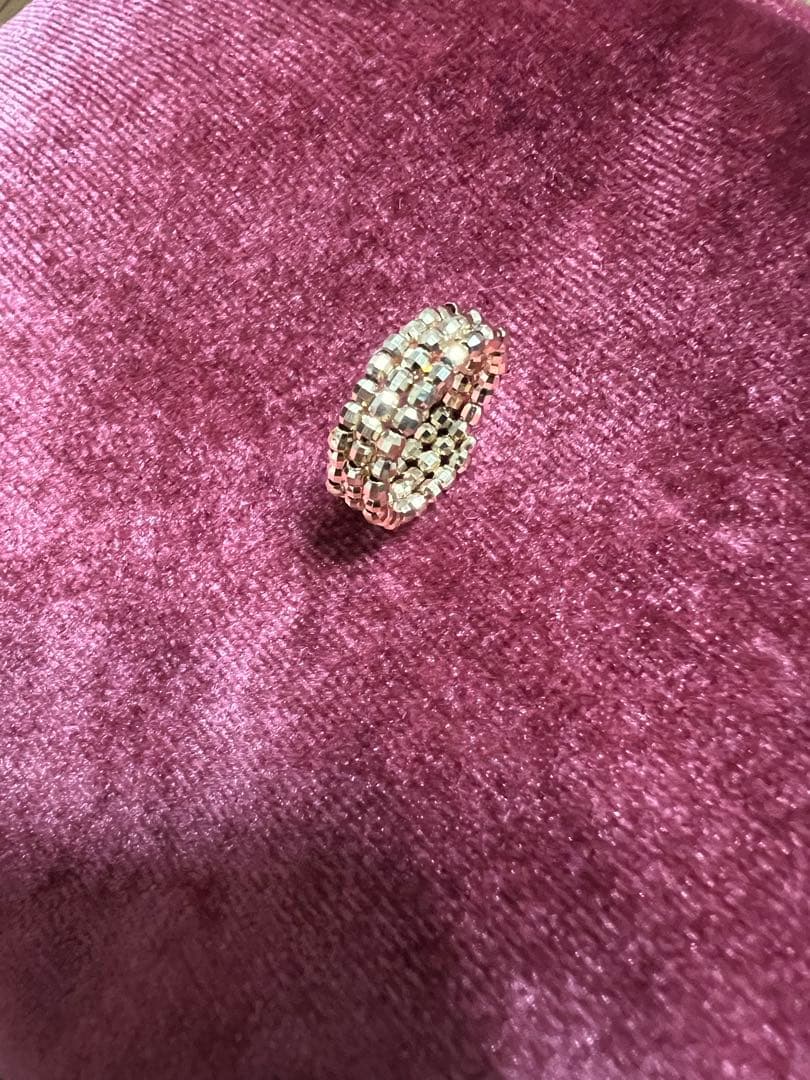 LadySoul 　k18 ミラーボール　リング