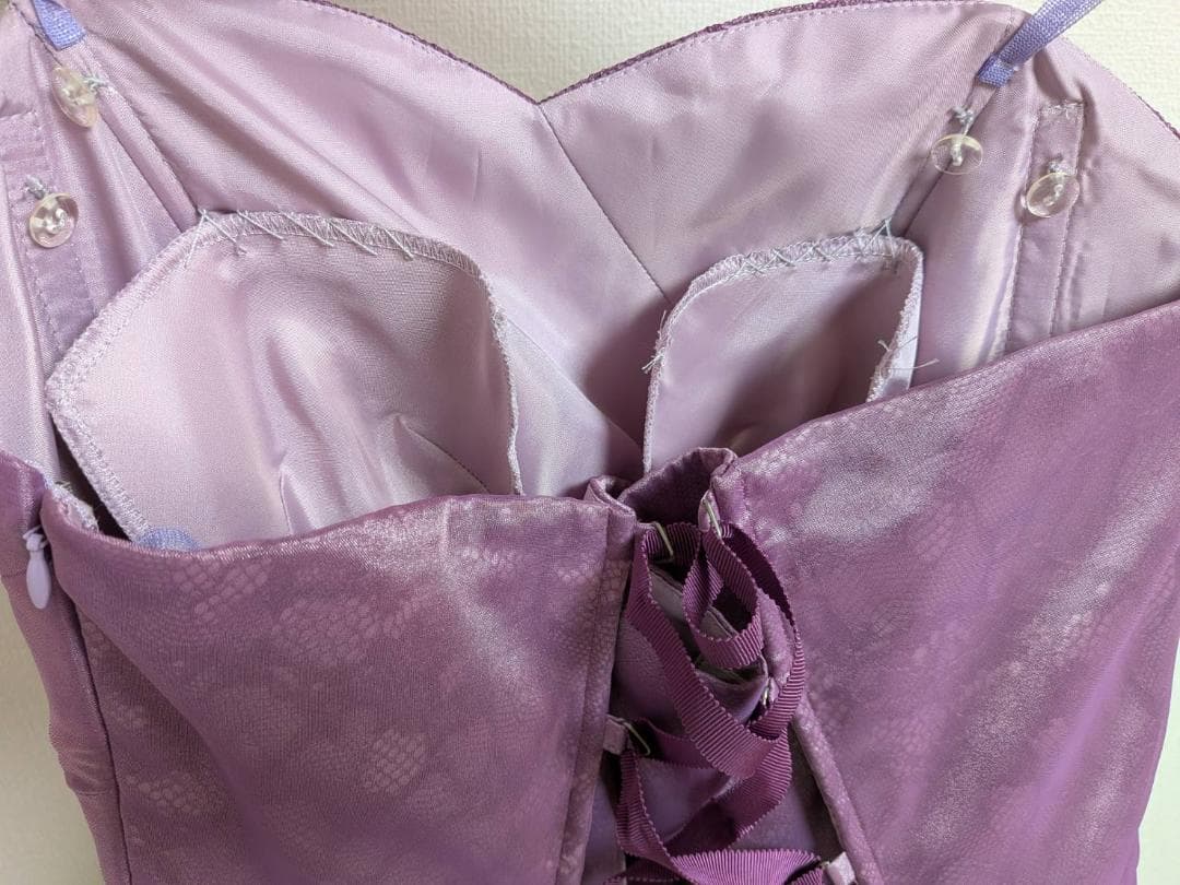 AIMER エメ 演奏会 ステージドレス パープル ピンク 9号 ロング