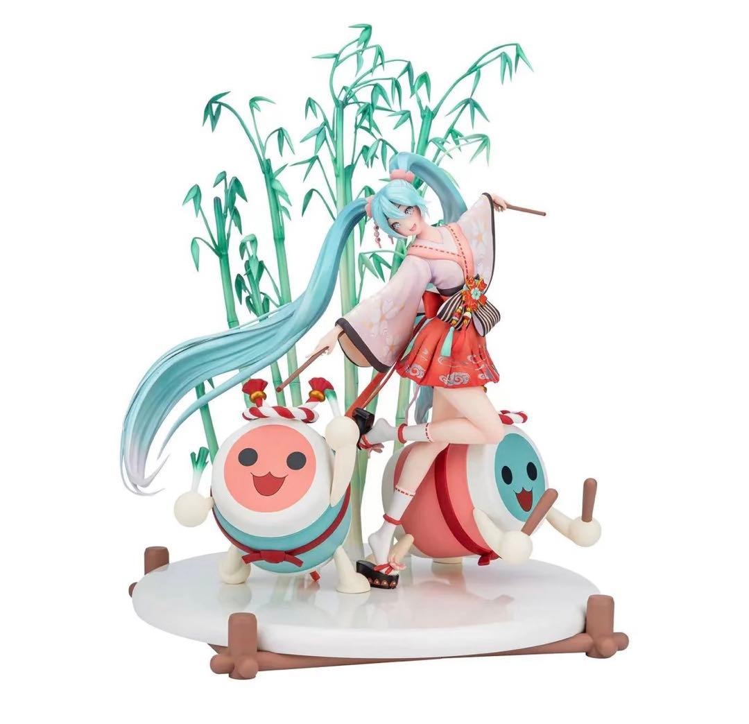 希少 初音ミク 太鼓の達人 コラボフィギュア 公式ライセンス