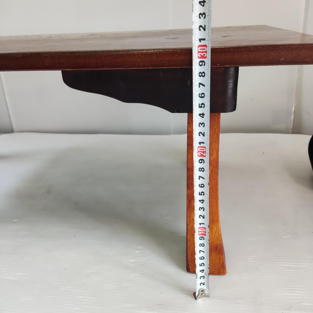 【アンティーク】昭和レトロ 木製 折り畳み式 四角形ちゃぶ台 文机 飾り台