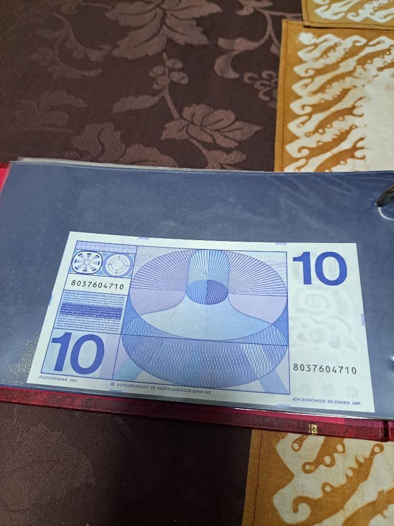 オランダ旧紙幣　5 10 25 50 100 ギルダー